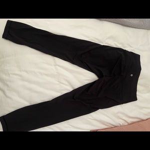 Black Lululemon Align 25 inch leggings, SIZE 8